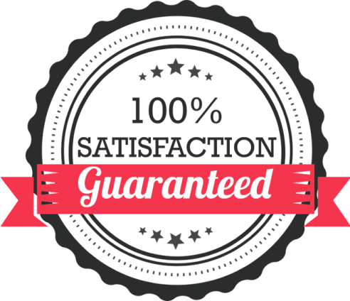 100% satisfaction guaranteed
